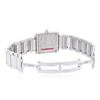 Image 4 : Ladies Cartier 18KT White Gold Diamond Tank Wristwatch