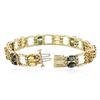 Image 3 : 14KT Yellow Gold 12.97 ctw Sapphire and Diamond Bracelet