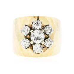 14KT Yellow Gold 1.55 ctw Diamond Ring