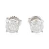 Image 1 : 14KT White Gold 1.44 ctw Diamond Stud Earrings