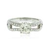 Image 1 : 18KT White Gold 1.64 ctw Diamond Ring