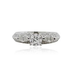 18KT White Gold 1.04 ctw Diamond Ring