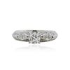 Image 1 : 18KT White Gold 1.04 ctw Diamond Ring