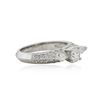 Image 2 : 18KT White Gold 1.04 ctw Diamond Ring
