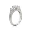 Image 3 : 18KT White Gold 1.04 ctw Diamond Ring