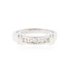Image 1 : 14KT White Gold 0.50 ctw Diamond Ring