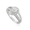 Image 1 : 18KT White Gold 1.01 ctw Diamond Ring