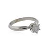 Image 2 : 14KT White Gold 0.65 ctw Round Cut Diamond Solitaire Ring