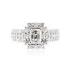 Image 1 : 14KT White Gold EGL USA Certified 2.29 ctw Diamond Ring