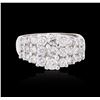 Image 1 : 14KT White Gold 1.00 ctw Diamond Ring