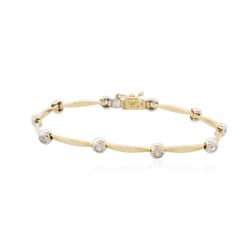 14KT Yellow Gold 0.45 ctw Diamond Bracelet