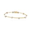 Image 1 : 14KT Yellow Gold 0.45 ctw Diamond Bracelet