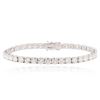 Image 1 : 18KT White Gold 11.64 ctw Diamond Tennis Bracelet