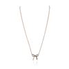 Image 2 : 14KT Rose Gold Bow Necklace