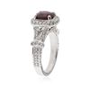Image 3 : 14KT White Gold 2.20 ctw Ruby and Diamond Ring