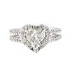 Image 1 : 14KT White Gold 1.90 ctw Diamond Ring