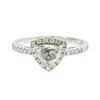 Image 1 : 14KT White Gold 0.88 ctw Diamond Ring