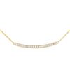 Image 2 : 14KT Yellow Gold 0.84 ctw Diamond Necklace