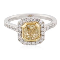 18KT White Gold 1.98 ctw Diamond Ring