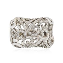 14KT White Gold 0.68 ctw Diamond Ring