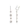 Image 2 : 14KT White Gold 2.24 ctw Diamond Earrings