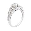 Image 3 : 14KT White Gold 1.05 ctw Diamond Ring