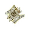 Image 1 : 14KT Yellow Gold 4.51 ctw Brilliant Cut Diamond Ring