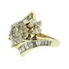 Image 2 : 14KT Yellow Gold 4.51 ctw Brilliant Cut Diamond Ring