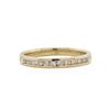 Image 1 : 14KT Yellow Gold 0.15 ctw Diamond Ring