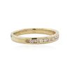 Image 2 : 14KT Yellow Gold 0.15 ctw Diamond Ring