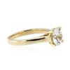 Image 2 : 14KT Yellow Gold 1.76 ctw White Sapphire Ring