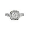 Image 1 : 14KT White Gold 1.63 ctw Diamond Ring
