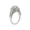 Image 3 : 14KT White Gold 1.63 ctw Diamond Ring