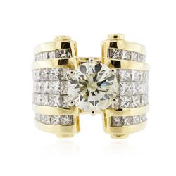 18KT Yellow Gold 8.81 ctw Diamond Ring