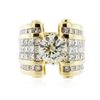 Image 1 : 18KT Yellow Gold 8.81 ctw Diamond Ring