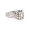 Image 2 : 14KT White Gold 2.00 ctw Diamond Ring