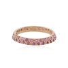 Image 1 : 14KT Rose Gold 0.50 ctw Pink Sapphire Ring