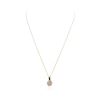 Image 2 : 14KT Yellow Gold 0.63 ctw Diamond Pendant With Chain