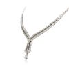Image 3 : 14KT White Gold 4.90 ctw Diamond Necklace