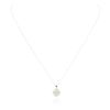 Image 1 : 14KT White Gold 0.60 ctw Diamond Pendant With Chain
