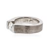 Image 2 : 14KT White Gold 1.10 ctw Round Brilliant Cut Diamond Solitaire Ring