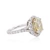 Image 2 : 14KT Two-Tone Gold 3.42 ctw Diamond Ring