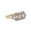 Image 2 : 14KT Yellow Gold 0.50 ctw Diamond Ring