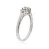 Image 3 : 14KT White Gold 0.30 ctw Diamond Ring