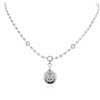 Image 1 : 14KT White Gold 0.90 ctw Diamond Necklace