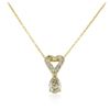 Image 2 : 14KT Yellow Gold 1.14 ctw Diamond Pendant With Chain