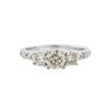 Image 1 : 14KT White Gold 1.30 ctw Diamond Ring