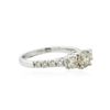Image 2 : 14KT White Gold 1.30 ctw Diamond Ring