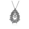 Image 1 : 14KT White Gold 1.67 ctw Diamond Pendant With Chain