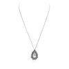 Image 2 : 14KT White Gold 1.67 ctw Diamond Pendant With Chain